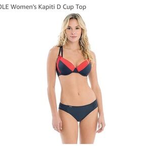 👙Lole Kapiti D-Cup Swim Top and matching Sz L bikini bottom